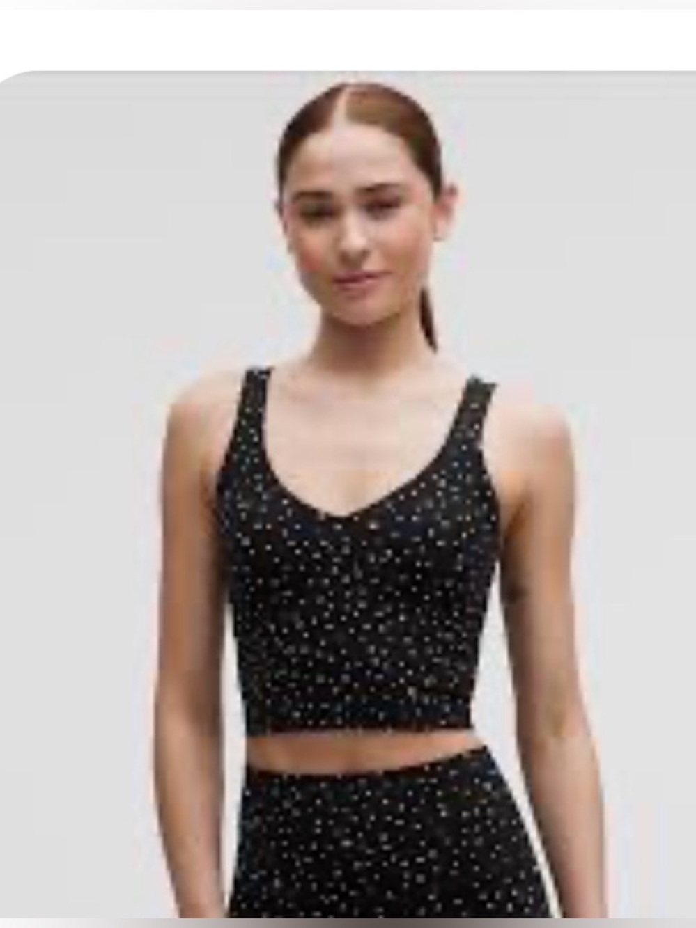 Lululemon align heart scatter tank size 6